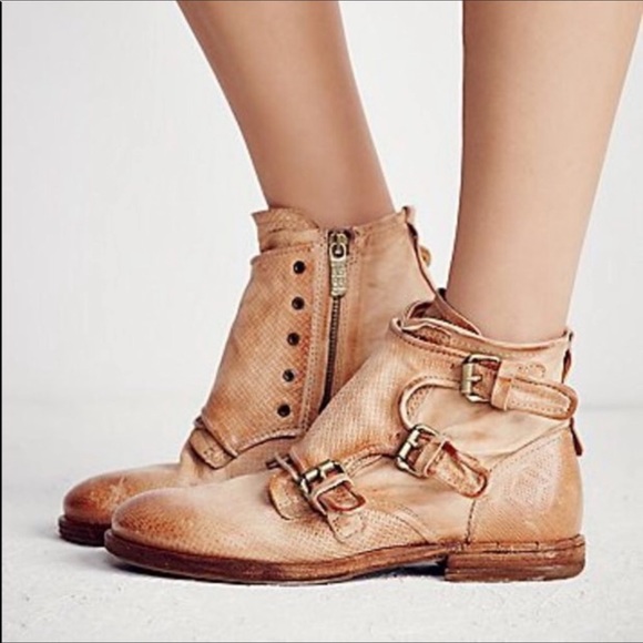 A.S. 98 x Free People Thunderstruck booties - Picture 1 of 8